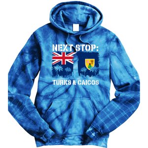 Turks And Caicos Summer Vacation Trip Next Stop Vacay Vibes Gift Tie Dye Hoodie