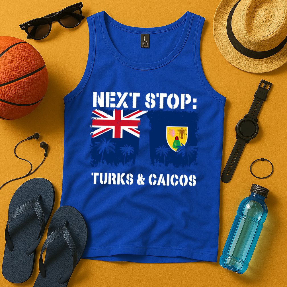 Turks And Caicos Summer Vacation Trip Next Stop Vacay Vibes Gift Tank Top