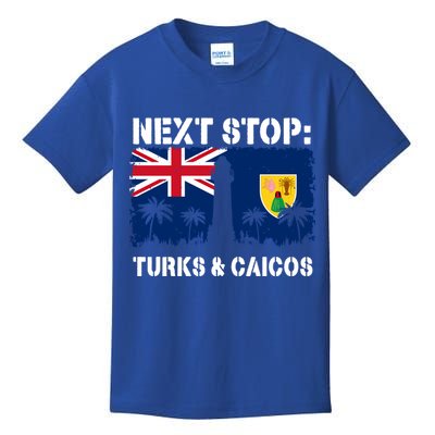 Turks And Caicos Summer Vacation Trip Next Stop Vacay Vibes Gift Kids T-Shirt