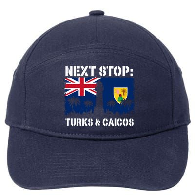 Turks And Caicos Summer Vacation Trip Next Stop Vacay Vibes Gift 7-Panel Snapback Hat