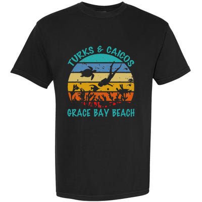 Turks And Caicos Islands West Indies Grace Bay Beach Garment-Dyed Heavyweight T-Shirt