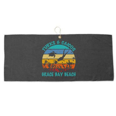 Turks And Caicos Islands West Indies Grace Bay Beach Large Microfiber Waffle Golf Towel