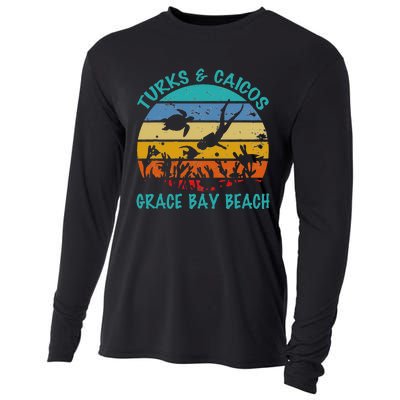 Turks And Caicos Islands West Indies Grace Bay Beach Cooling Performance Long Sleeve Crew