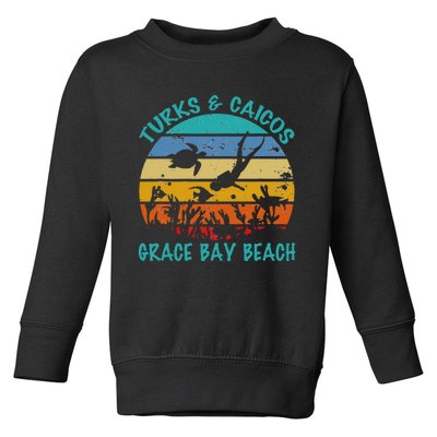 Turks And Caicos Islands West Indies Grace Bay Beach Toddler Sweatshirt