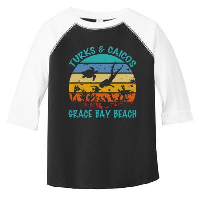 Turks And Caicos Islands West Indies Grace Bay Beach Toddler Fine Jersey T-Shirt