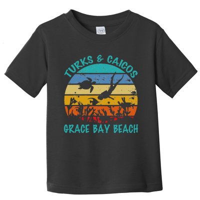 Turks And Caicos Islands West Indies Grace Bay Beach Toddler T-Shirt