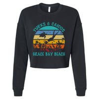 Turks And Caicos Islands West Indies Grace Bay Beach Cropped Pullover Crew