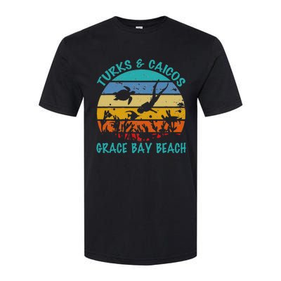 Turks And Caicos Islands West Indies Grace Bay Beach Softstyle CVC T-Shirt