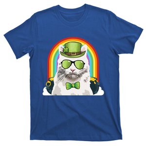 Turkish Angora Cat Leprechaun Funny St Patricks Day Gift T-Shirt