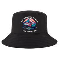 Trails Are Calling And I Must Go Wild Horse Nature Art Cool Comfort Performance Bucket Hat