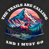 Trails Are Calling And I Must Go Wild Horse Nature Art Cool Comfort Performance Bucket Hat