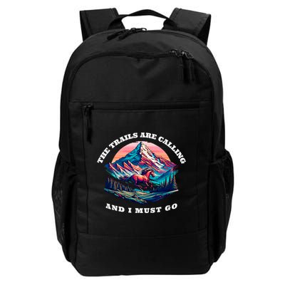 Trails Are Calling And I Must Go Wild Horse Nature Art Backpack