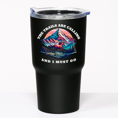 Trails Are Calling And I Must Go Wild Horse Nature Art Tumbler