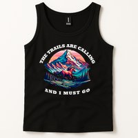 Trails Are Calling And I Must Go Wild Horse Nature Art Tank Top