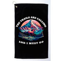 Trails Are Calling And I Must Go Wild Horse Nature Art Golf Towel