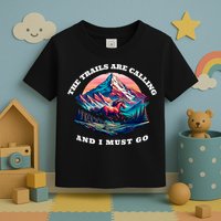 Trails Are Calling And I Must Go Wild Horse Nature Art Toddler T-Shirt