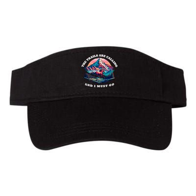Trails Are Calling And I Must Go Wild Horse Nature Art Visor