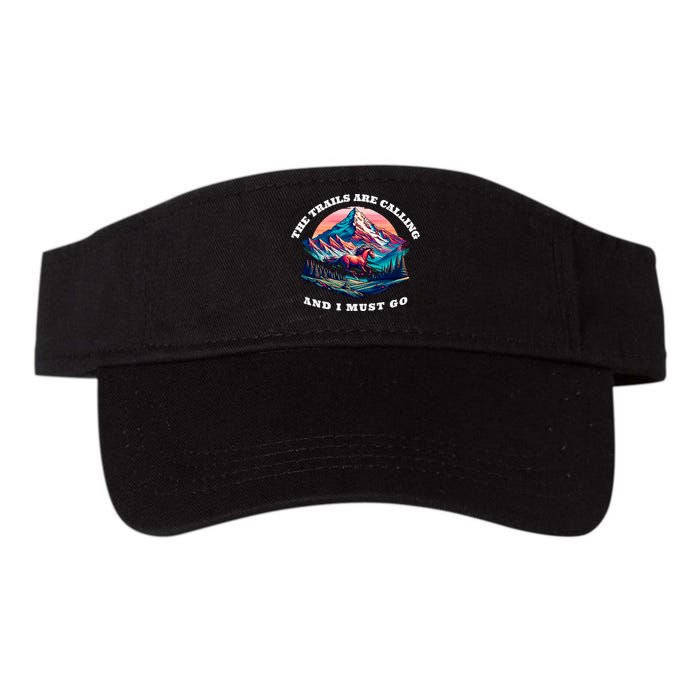 Trails Are Calling And I Must Go Wild Horse Nature Art Visor