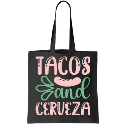 Tacos And Cerveza Cinco De Mayo Celebration Tote Bag