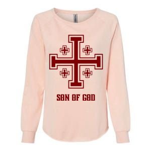 Traditional Aesthetics Crusader Gear Son Of God Womens California Wash Sweatshirt