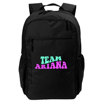 Team Ariana Cheer For Ariana, Show Support Be On Daily Commute Backpack