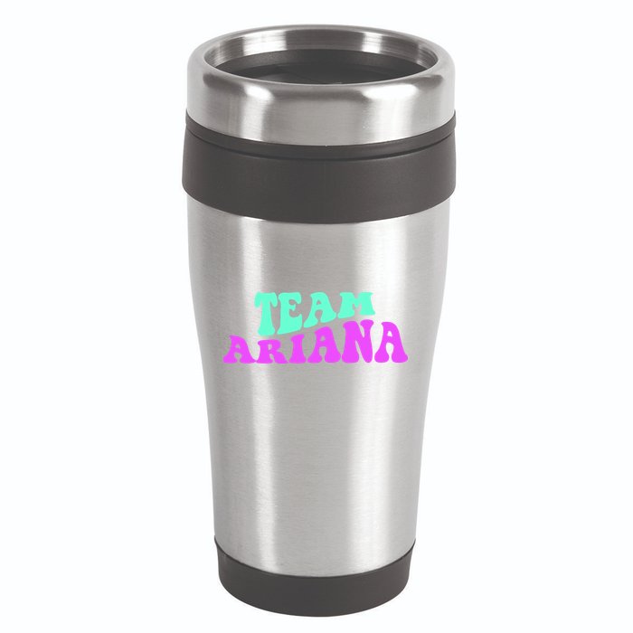 Team Ariana Cheer For Ariana, Show Support Be On 16oz Travel Tumbler