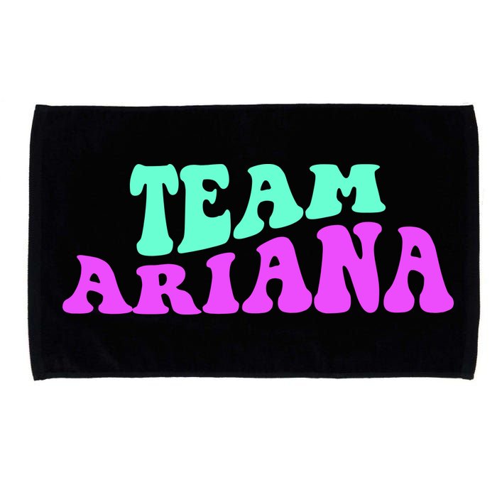 Team Ariana Cheer For Ariana, Show Support Be On Microfiber Hand Towel