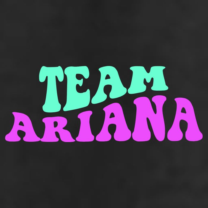 Team Ariana Cheer For Ariana, Show Support Be On Microfiber Hand Towel