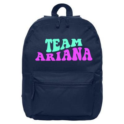 Team Ariana Cheer For Ariana, Show Support Be On 16 in Basic Backpack