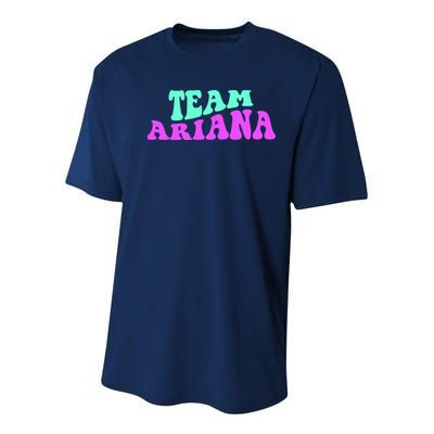 Team Ariana Cheer For Ariana, Show Support Be On Youth Performance Sprint T-Shirt