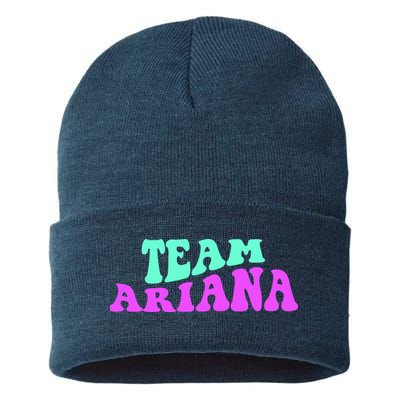 Team Ariana Cheer For Ariana, Show Support Be On Sustainable Knit Beanie