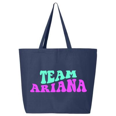Team Ariana Cheer For Ariana, Show Support Be On 25L Jumbo Tote