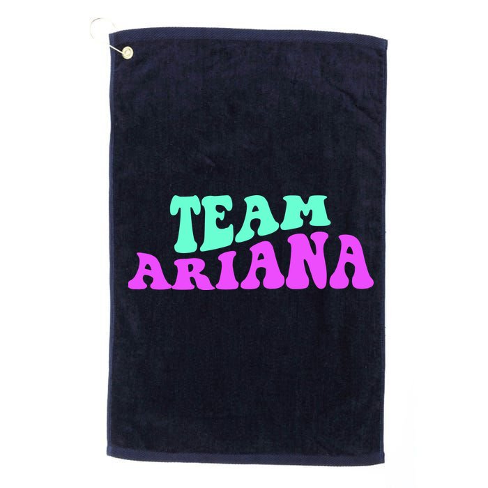 Team Ariana Cheer For Ariana, Show Support Be On Golf Towel