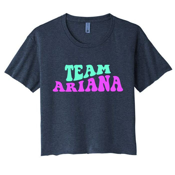 Team Ariana Cheer For Ariana, Show Support Be On Crop Top