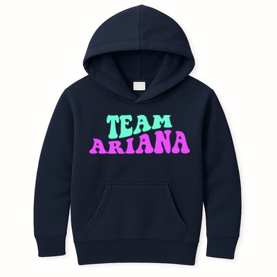 Team Ariana Cheer For Ariana, Show Support Be On Kids Hoodie