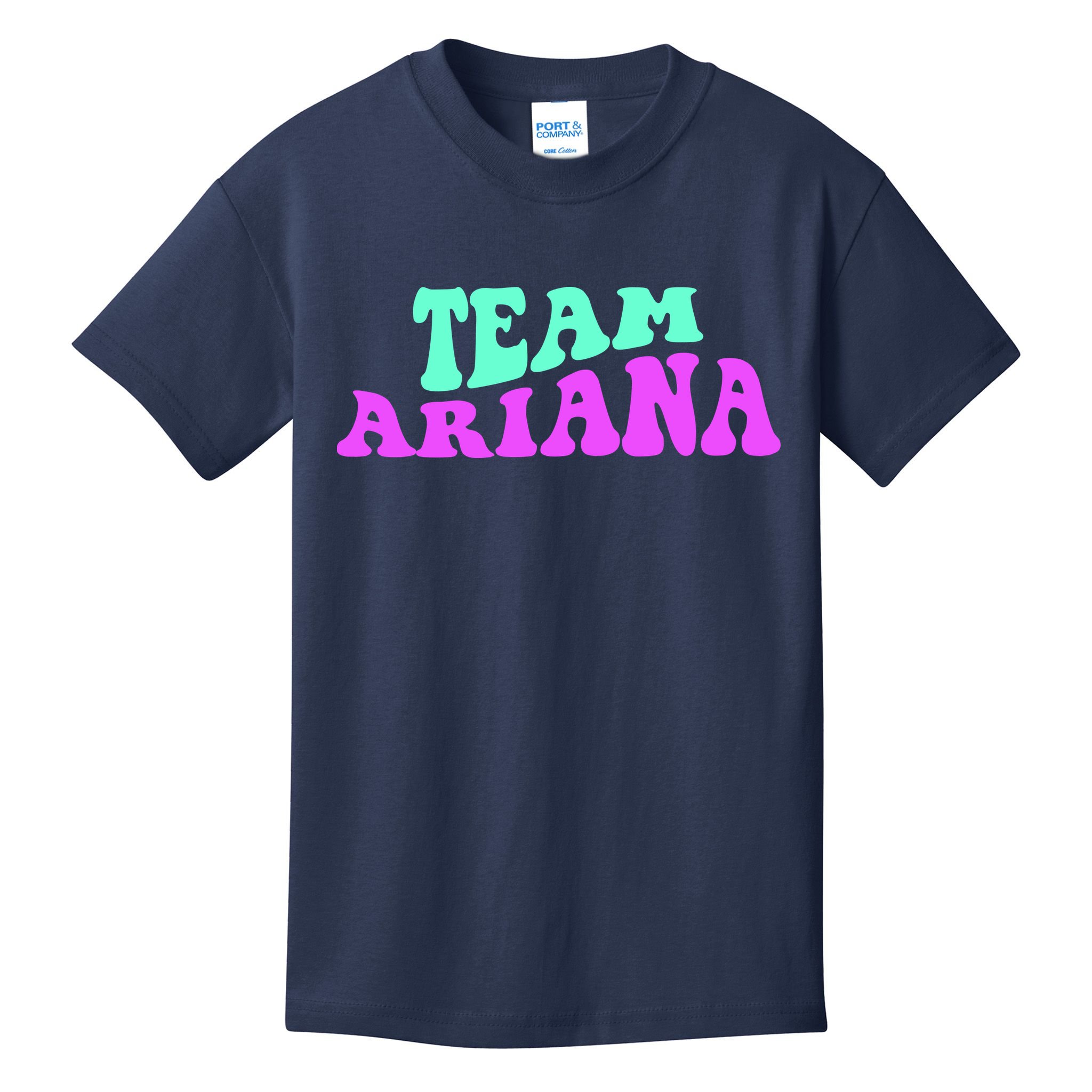 Team Ariana Cheer For Ariana, Show Support Be On Kids T-Shirt