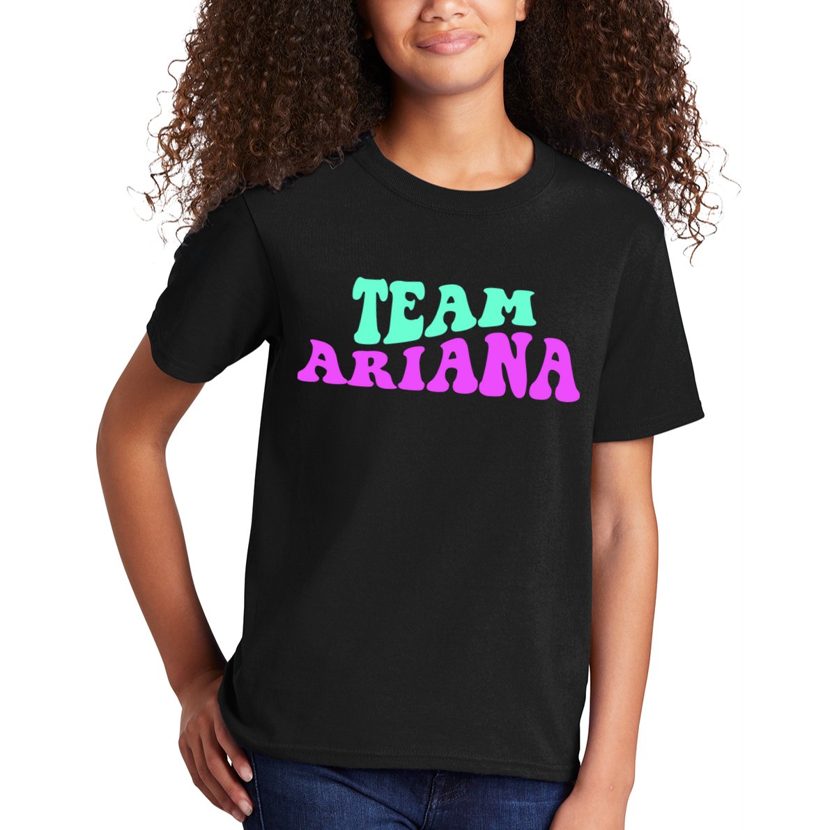 Team Ariana Cheer For Ariana, Show Support Be On Kids T-Shirt