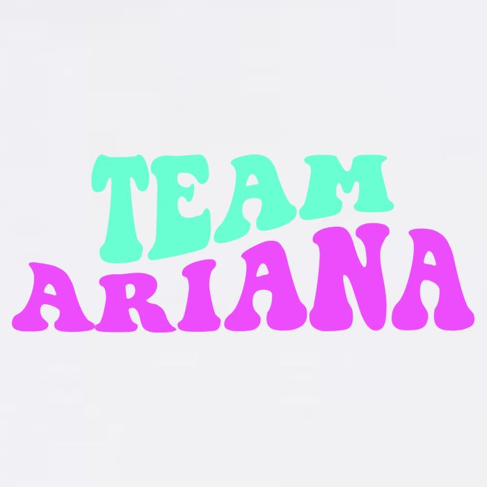 Team Ariana Cheer For Ariana, Show Support Be On Garment-Dyed Sweatshirt