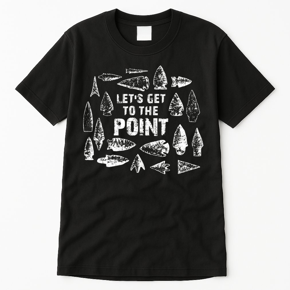 Trending Arrowhead Collector Arrowhead Native Artifact Hunting Tall T-Shirt