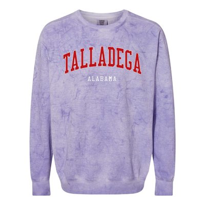 Talladega Alabama College University Style Colorblast Crewneck Sweatshirt