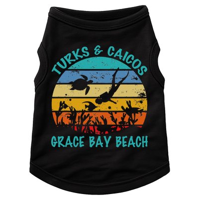 Turks And Caicos Islands West Indies Grace Bay Beach Gifts Doggie Tank