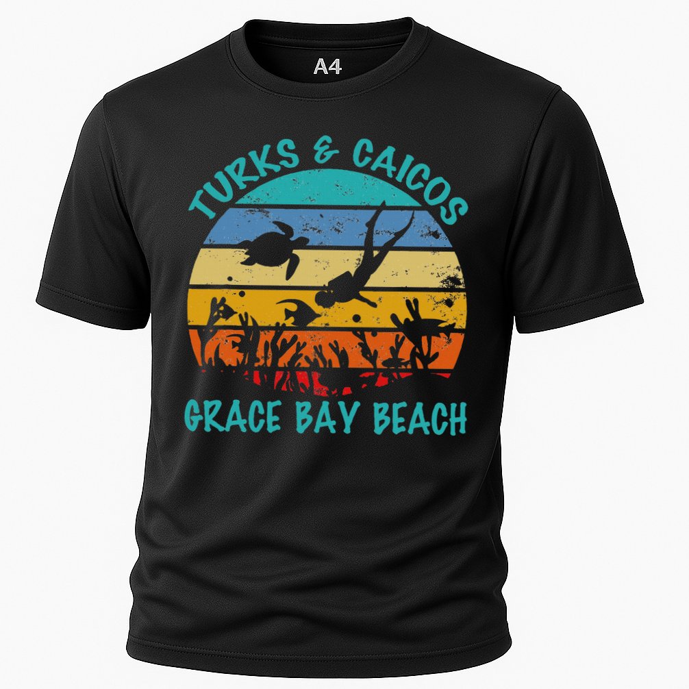 Turks And Caicos Islands West Indies Grace Bay Beach Gifts Performance Shirt