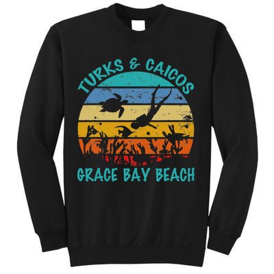 Turks And Caicos Islands West Indies Grace Bay Beach Gifts Sweatshirt