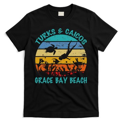 Turks And Caicos Islands West Indies Grace Bay Beach Gifts T-Shirt