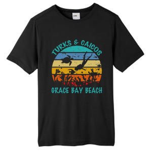 Turks And Caicos Islands West Indies Grace Bay Beach Gifts Tall Fusion ChromaSoft Performance T-Shirt