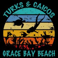 Turks And Caicos Islands West Indies Grace Bay Beach Gifts Drawstring Bag