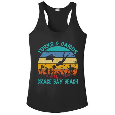 Turks And Caicos Islands West Indies Grace Bay Beach Gifts Ladies PosiCharge Competitor Racerback Tank