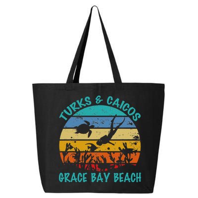 Turks And Caicos Islands West Indies Grace Bay Beach Gifts 25L Jumbo Tote