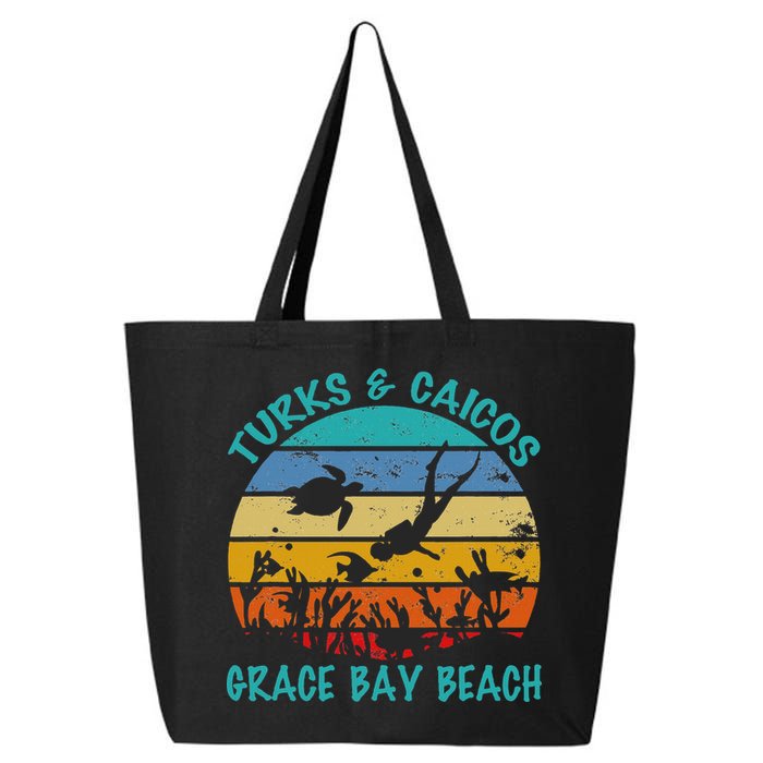 Turks And Caicos Islands West Indies Grace Bay Beach Gifts 25L Jumbo Tote