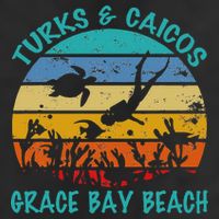 Turks And Caicos Islands West Indies Grace Bay Beach Gifts 25L Jumbo Tote